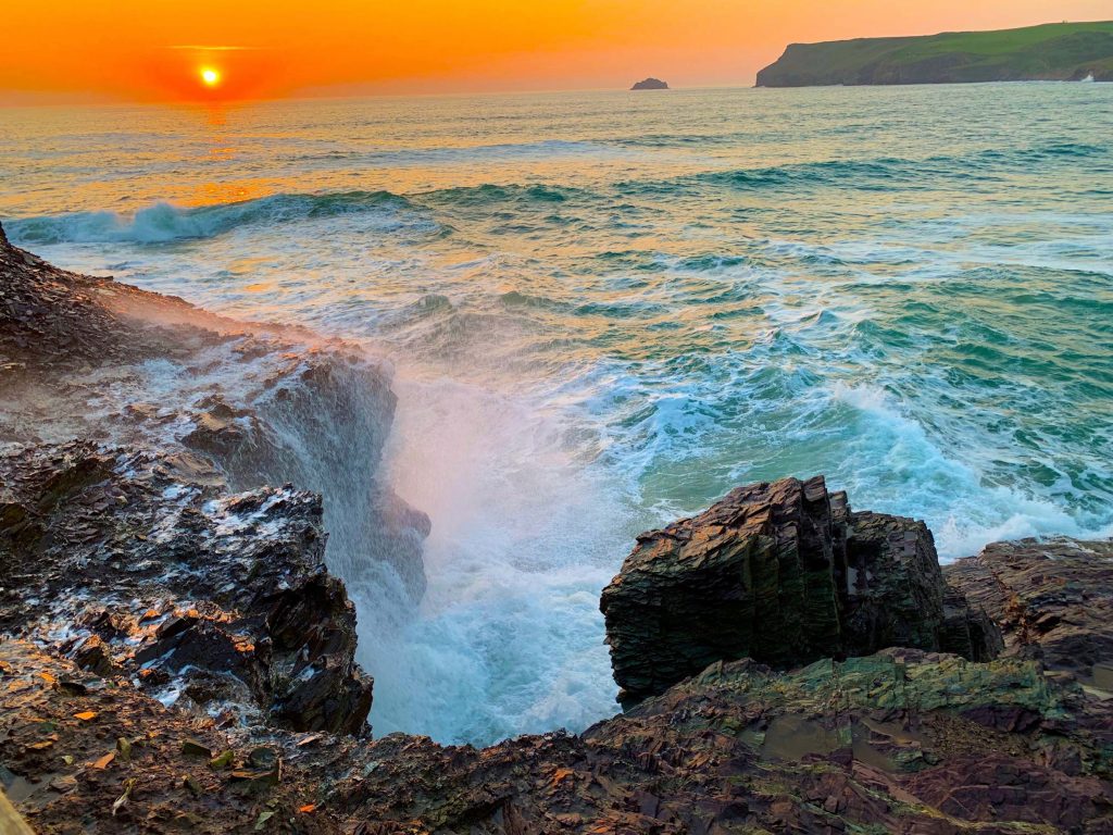 Polzeath Golden Splash