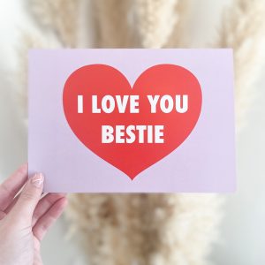 I love you bestie