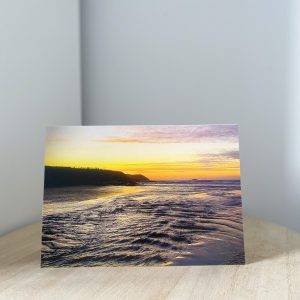 Sunset Water Card